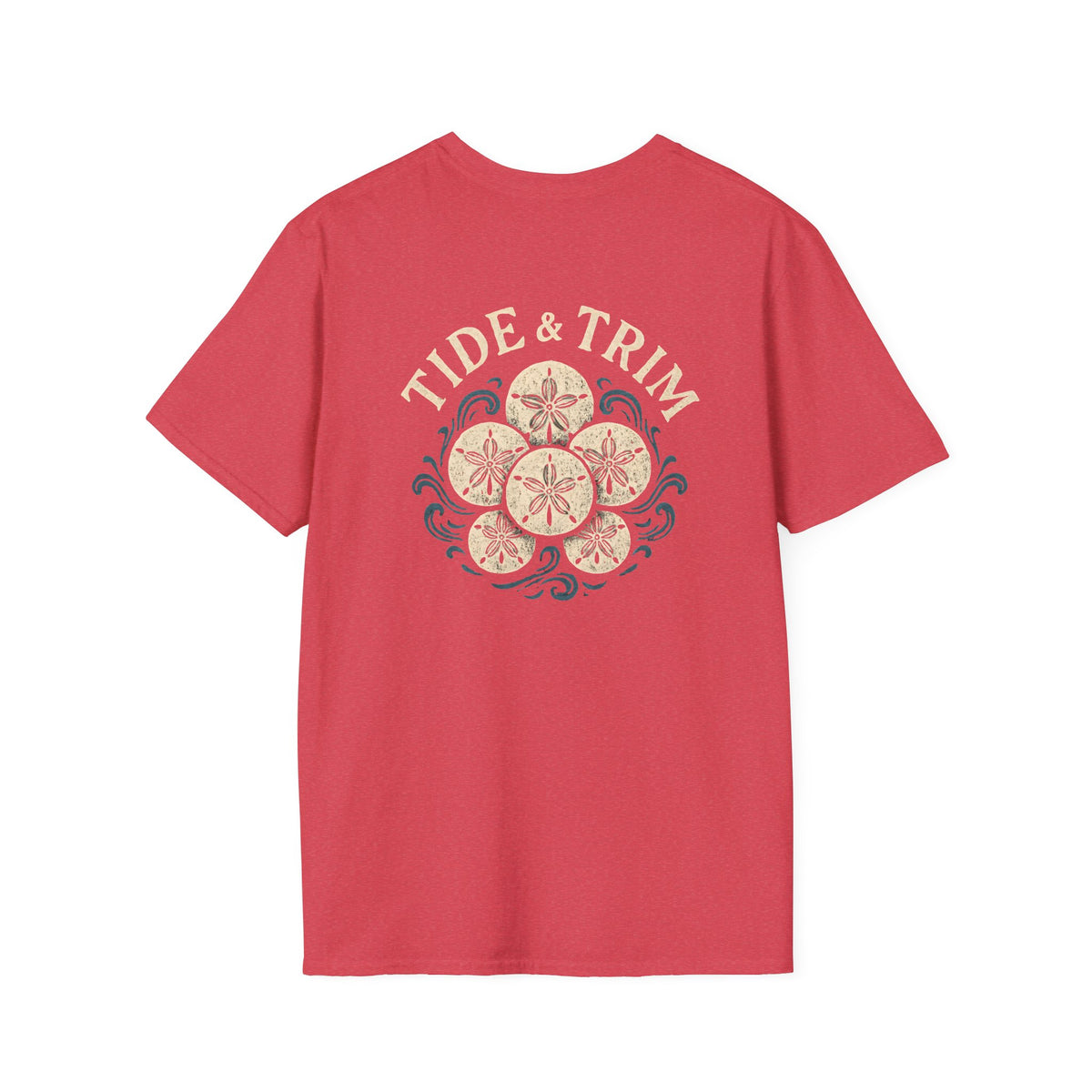 Sand Dollar Nautical Beach T-Shirt — Spring Coastal Tee
