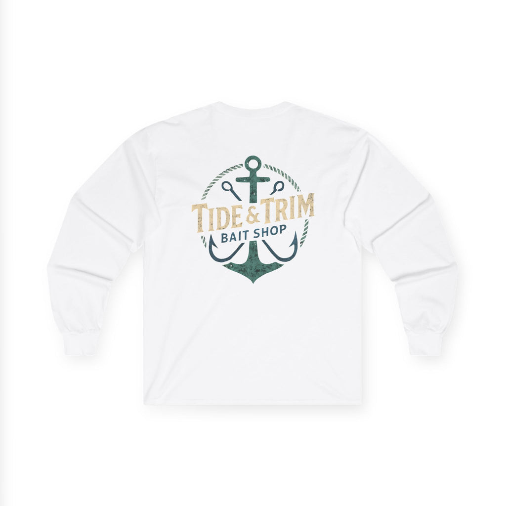 Nautical Bait Shop Anchor Long Sleeve Tee