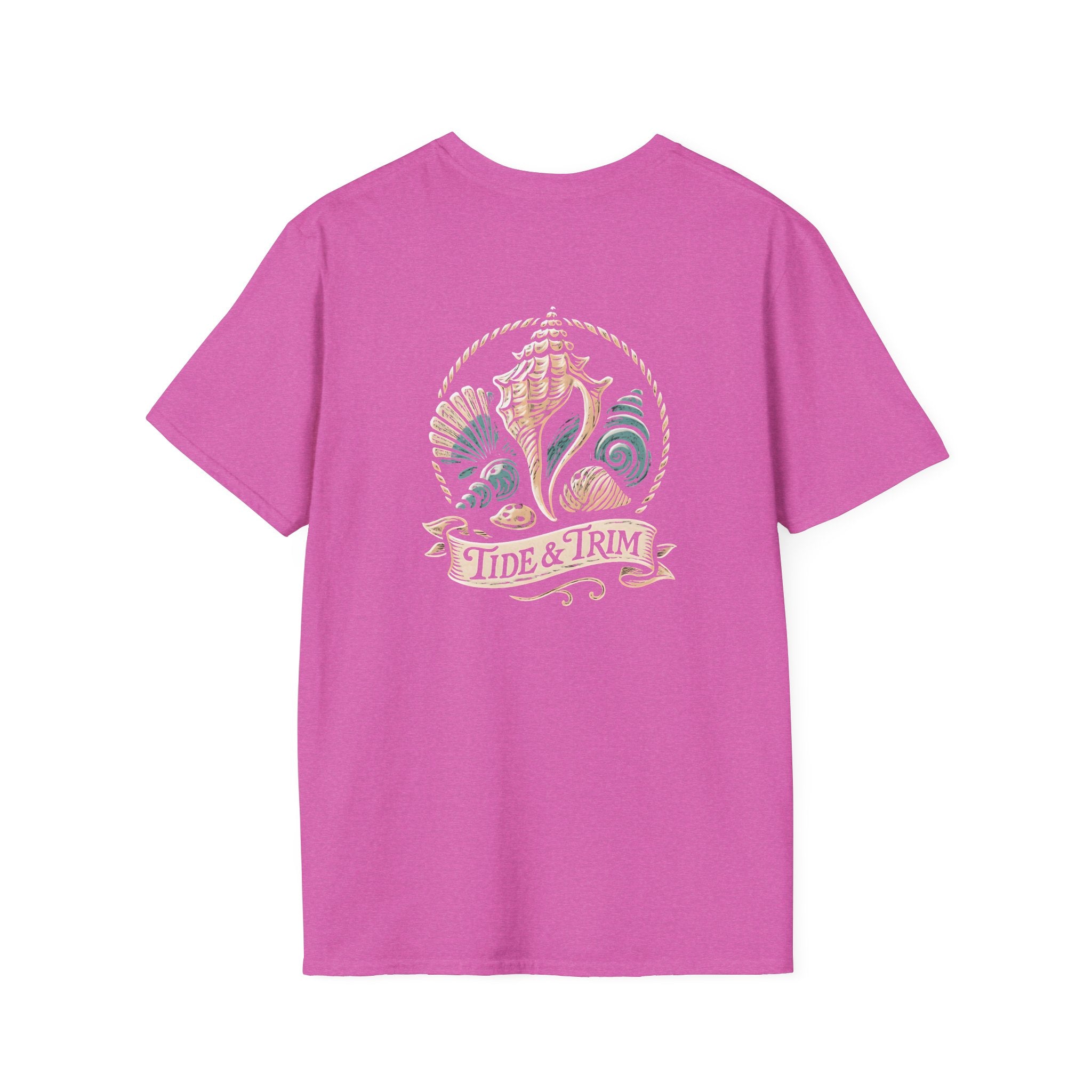 Seashell Beach Nautical T-Shirt — Coastal Shell Print Tee