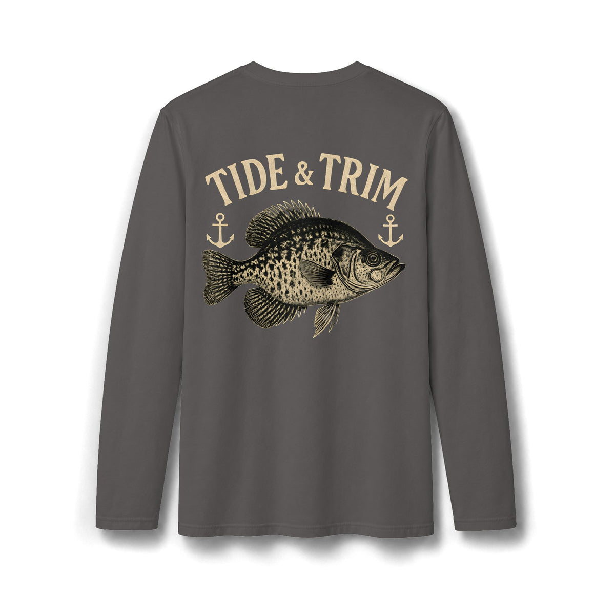 Crappie Fishing Long Sleeve T-shirt– Tide & Trim Sac-a-Lait  Angler