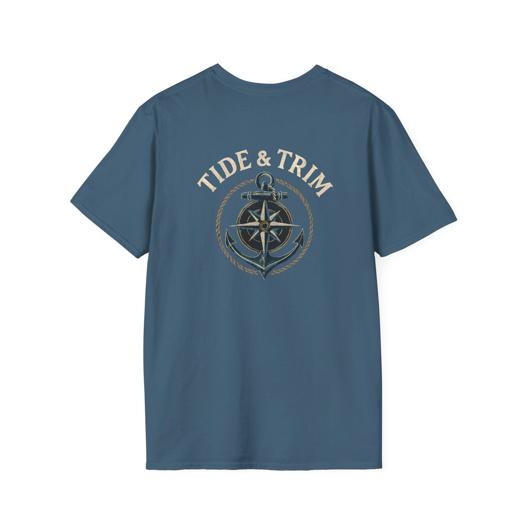 Vintage Nautical Anchor & Compass T-Shirt