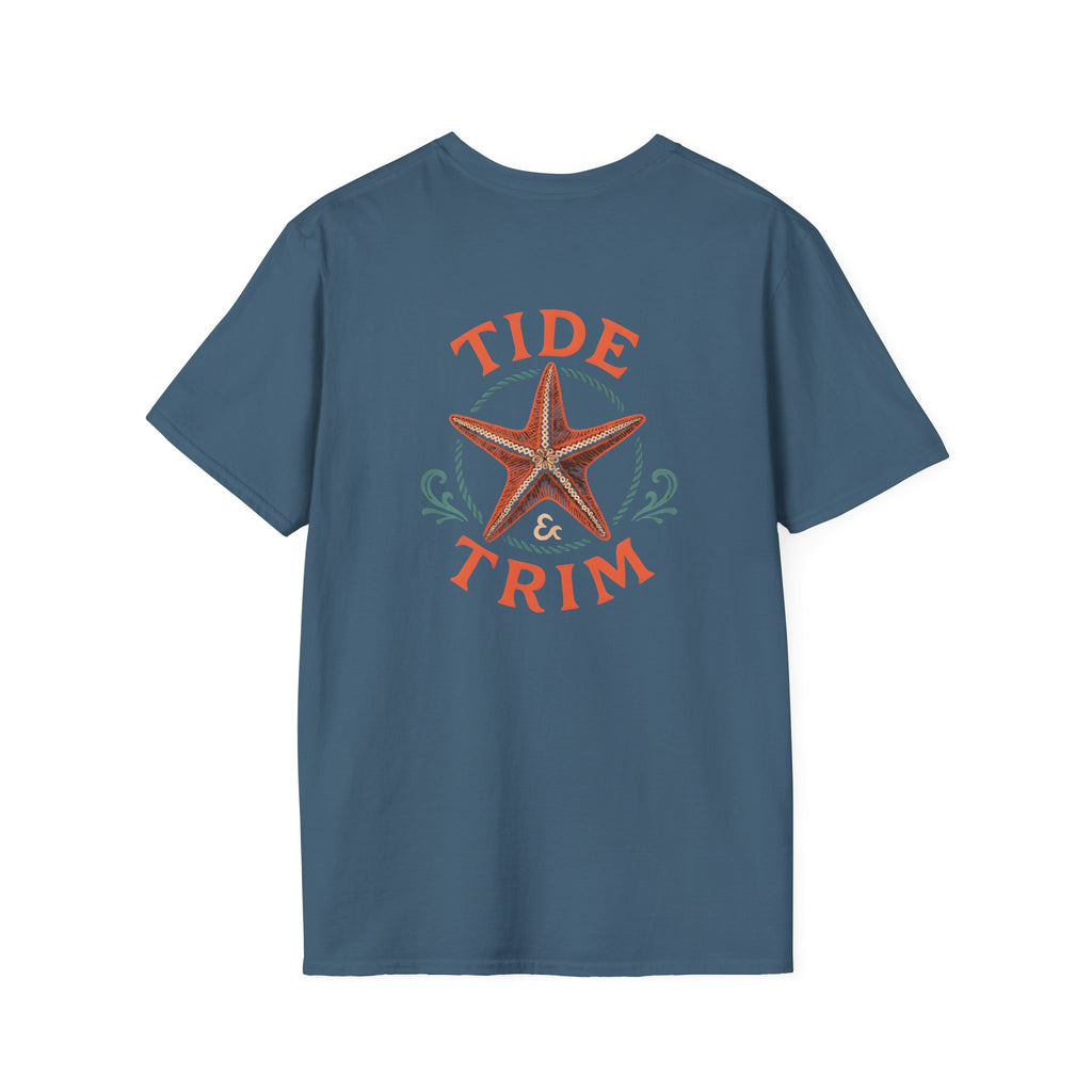 Starfish Beach Tee — Nautical Coastal Vibes T-Shirt