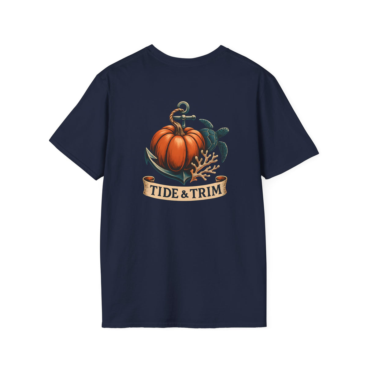 Tide & Trim Pumpkin Coastal Fall Graphic Tee