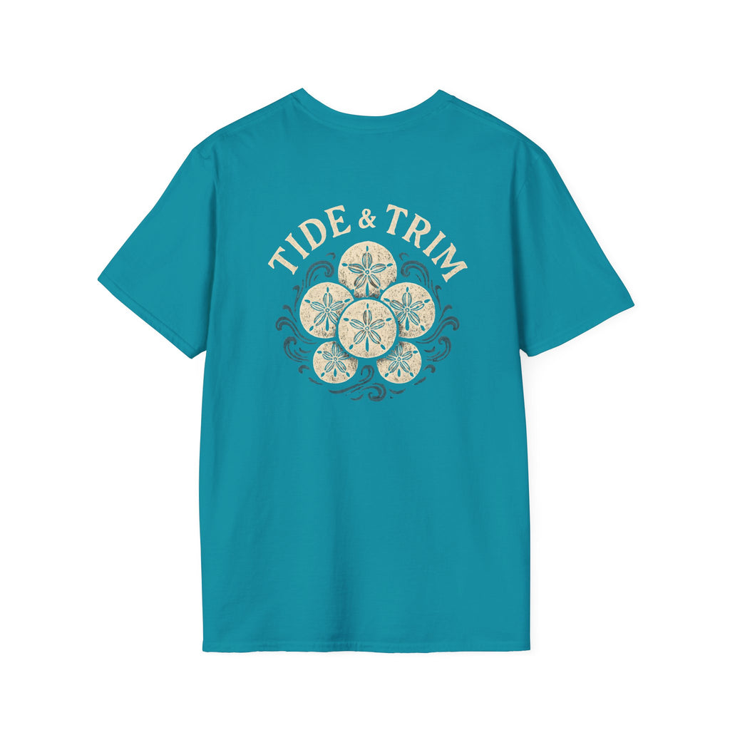 Sand Dollar Nautical Beach T-Shirt — Spring Coastal Tee