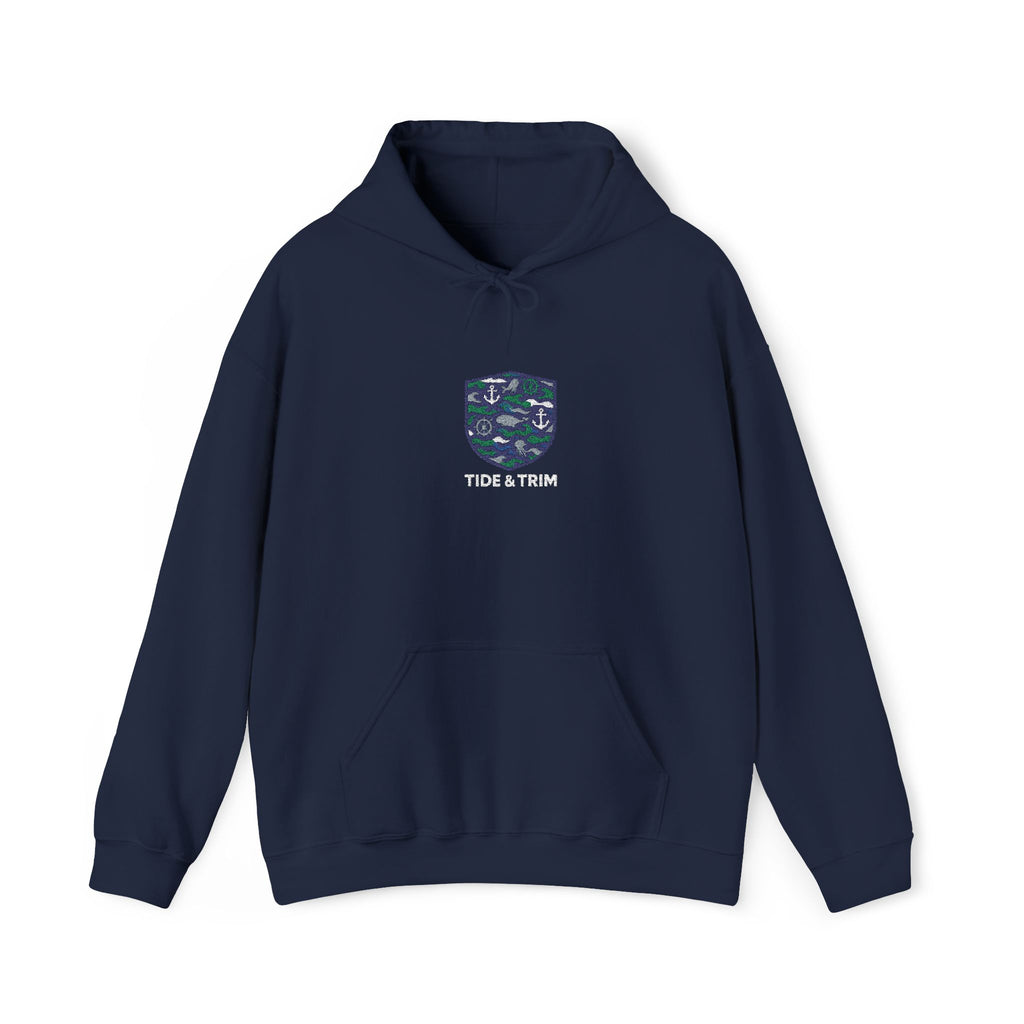 Tide & Trim badge hoodie