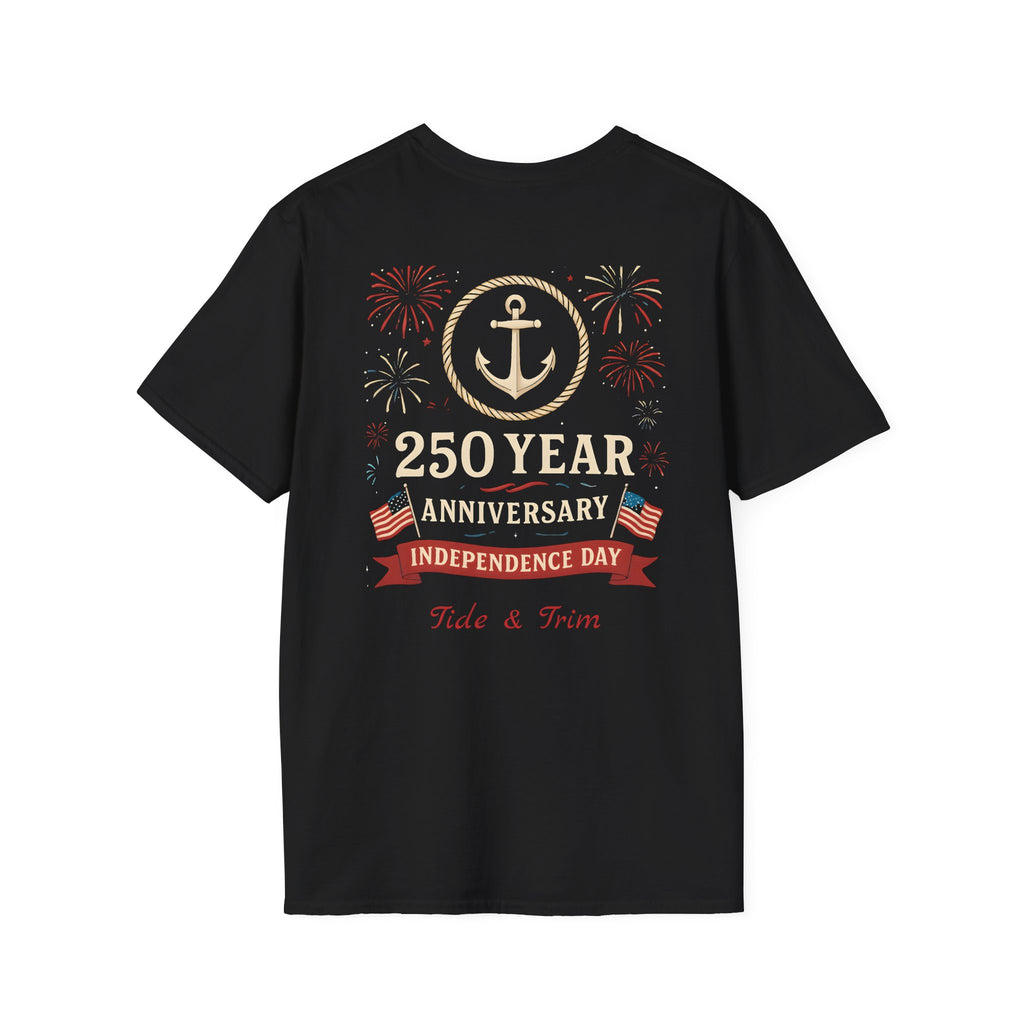 250 Year Anniversary T-Shirt — Nautical Anchor