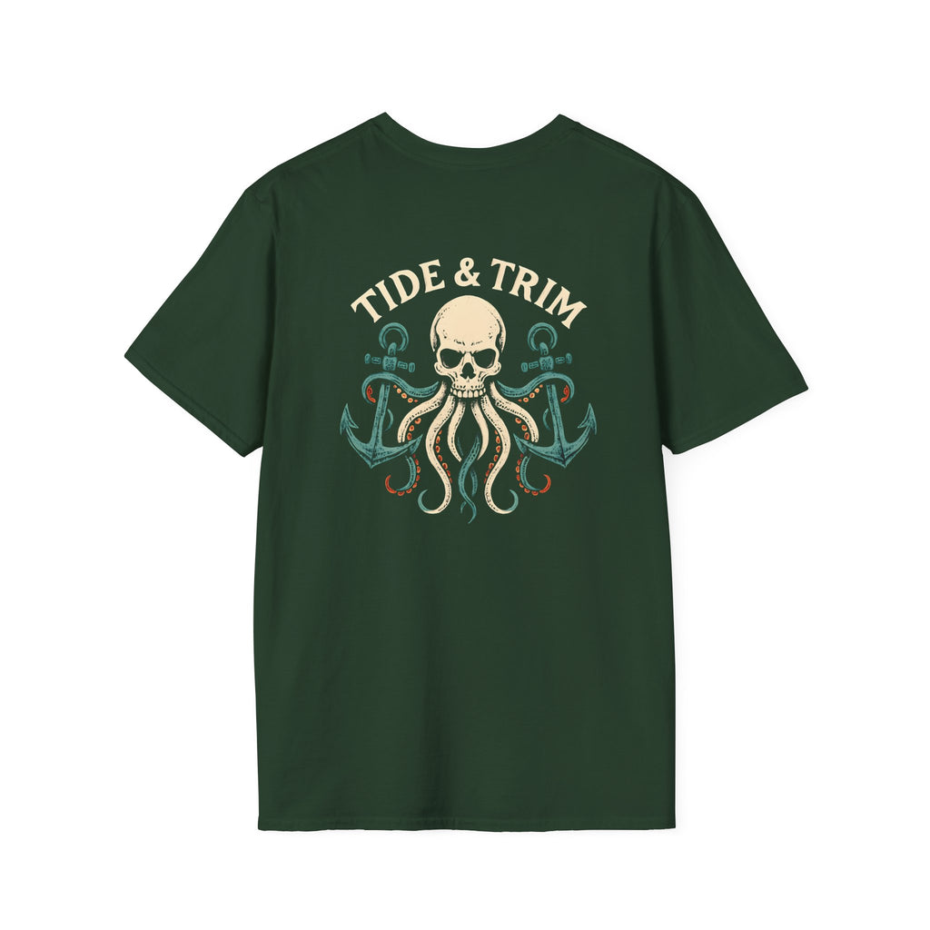 Skull Octopus Nautical Graphic T-Shirt — Tide & Trim