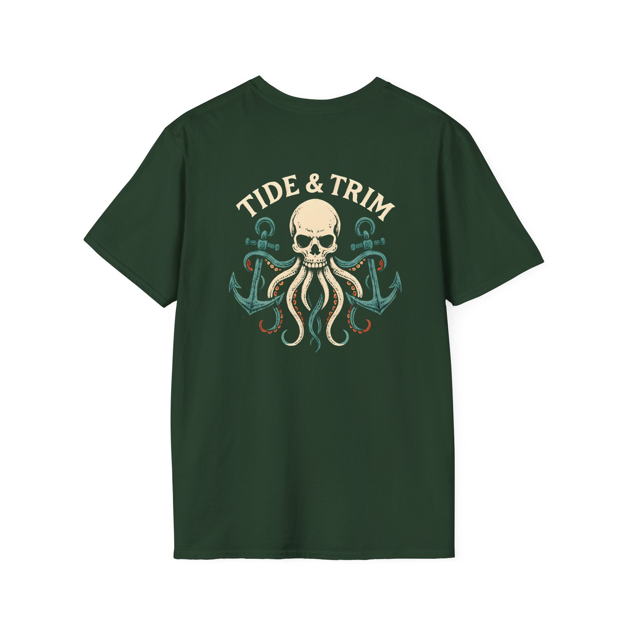 Skull Octopus Nautical Graphic T-Shirt — Tide & Trim