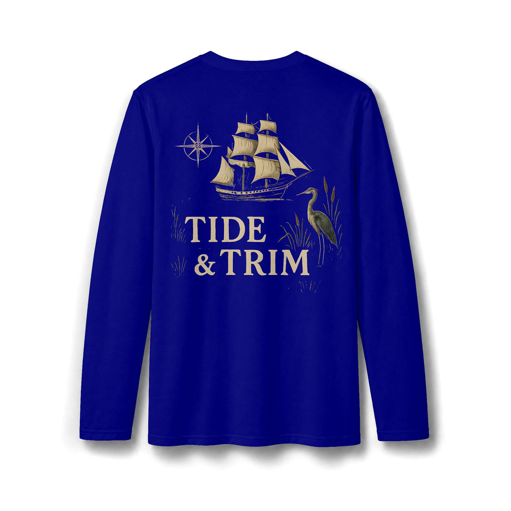 Tide & Trim Coastal March Sailing Long Sleeve T-Shirt