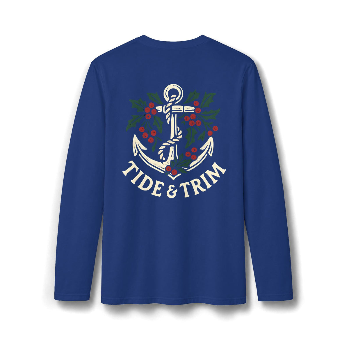 Tide & Trim Nautical Winter Anchor Long Sleeve T-Shirt