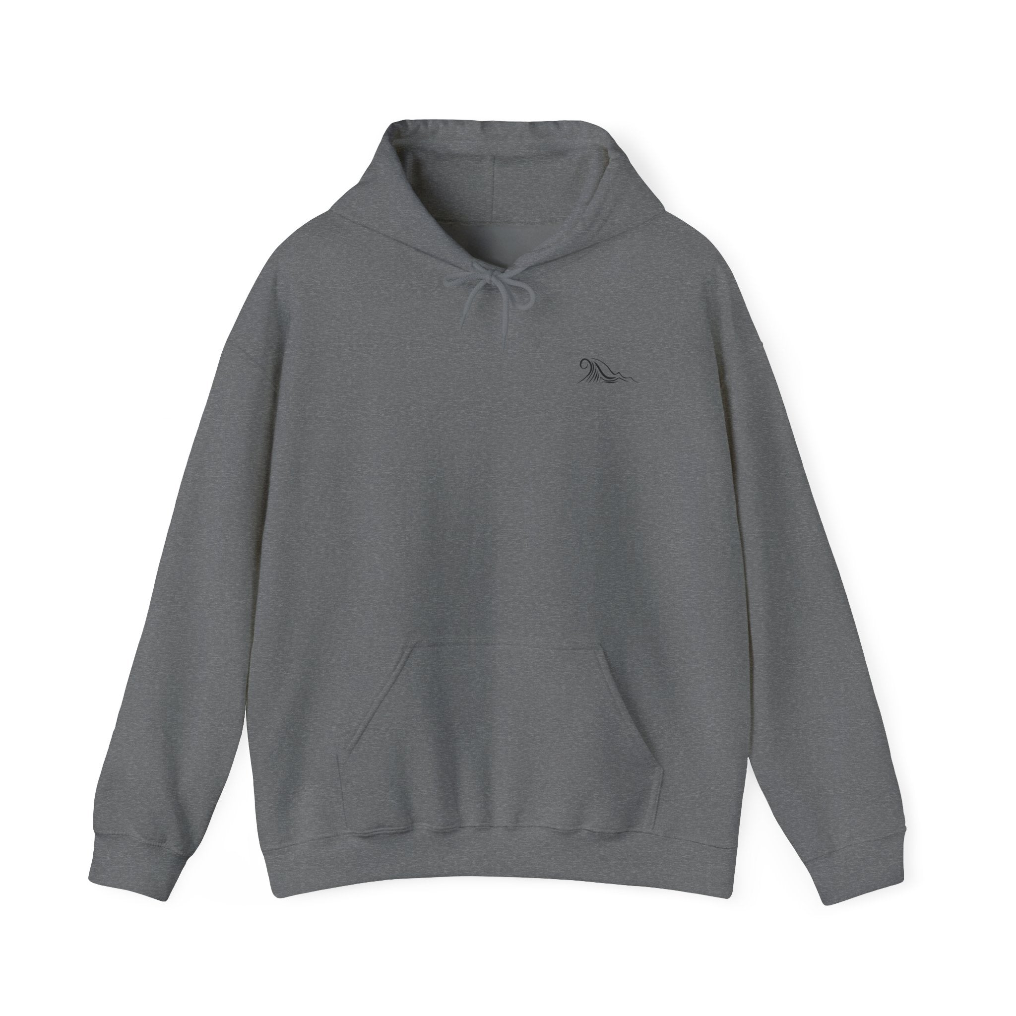 Nautical Sunset Anchor Hoodie — Ship Wheel Graphic Sweatshirt