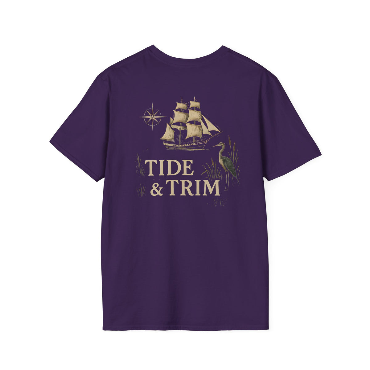 Tide & Trim Coastal Marsh Sailing T-Shirt