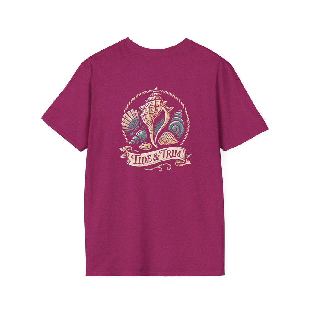 Seashell Beach Nautical T-Shirt — Coastal Shell Print Tee