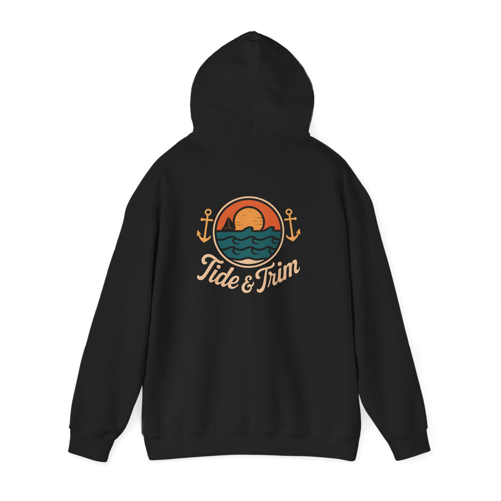 Tide & Trim Sunset Waves Pullover Hoodie