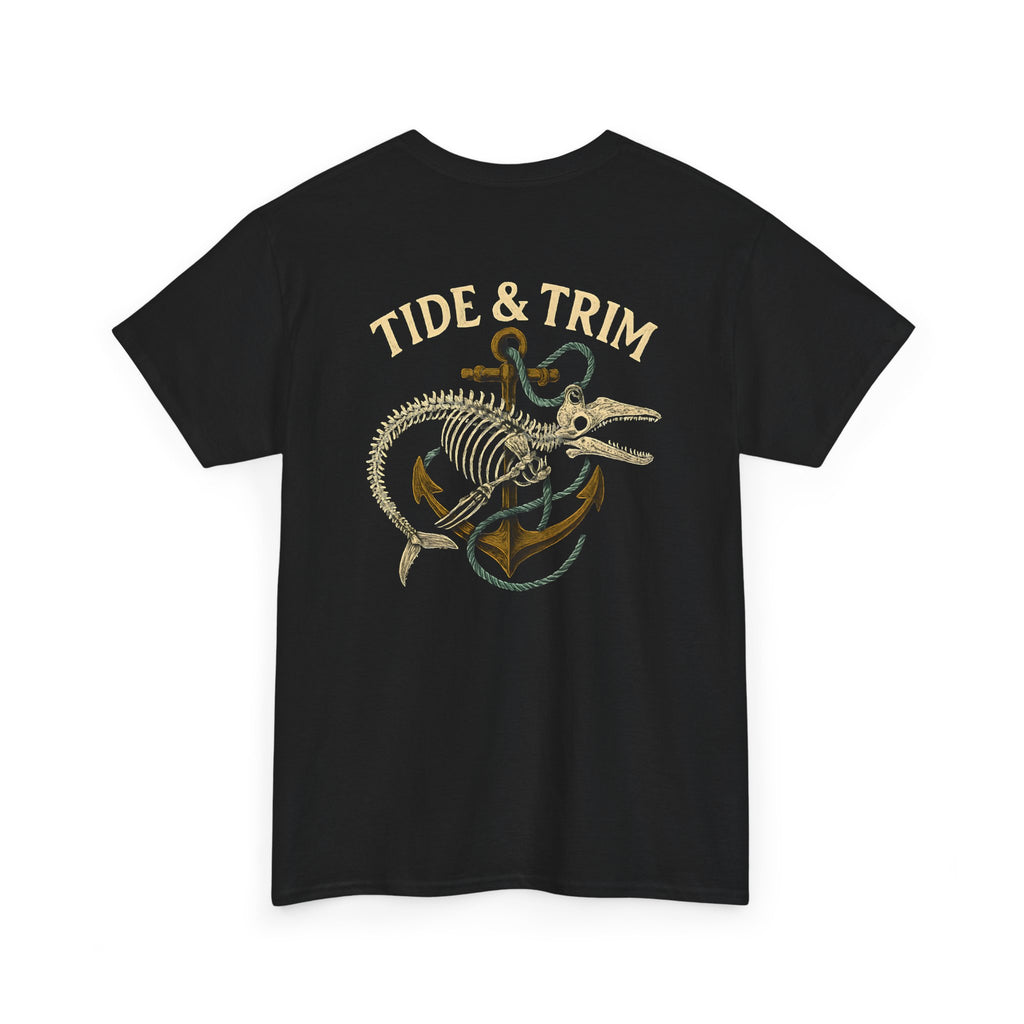 Nautical Skeleton Fish Anchor T-Shirt