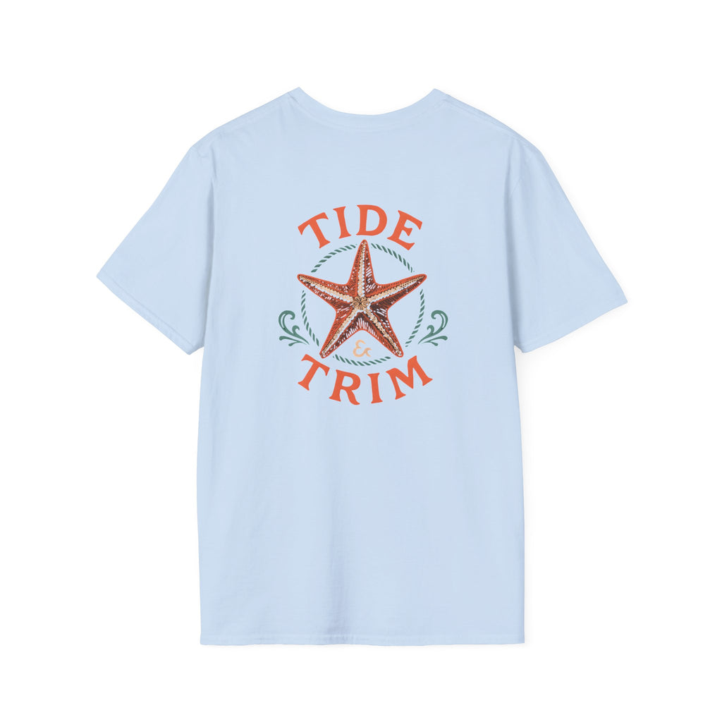 Starfish Beach Tee — Nautical Coastal Vibes T-Shirt