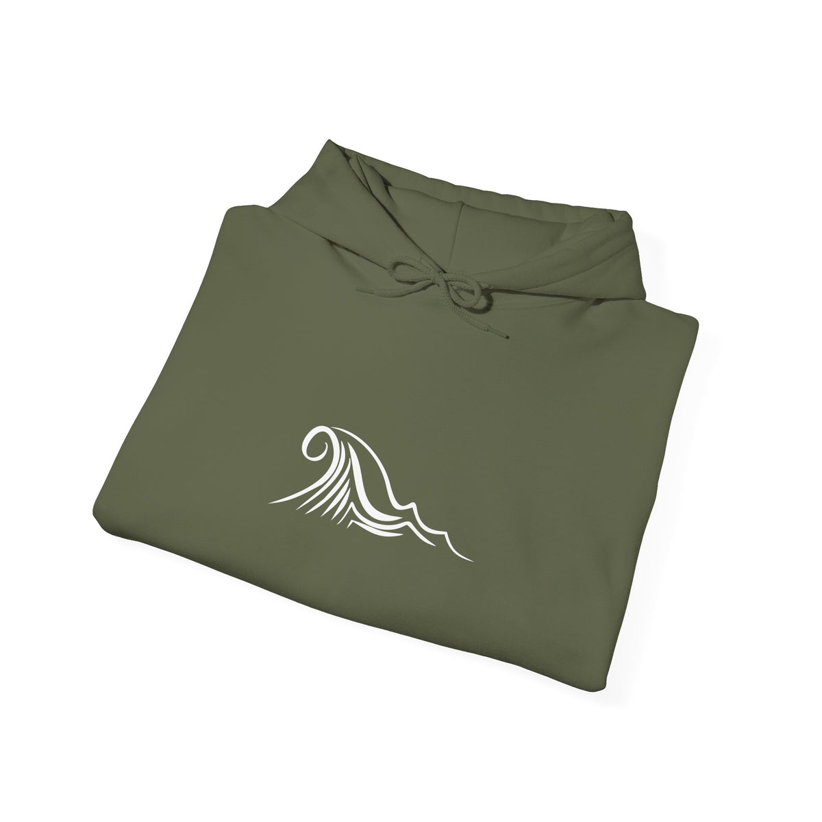 Tide & Trim Anchor Coffee Hoodie — Nautical Wave Pullover