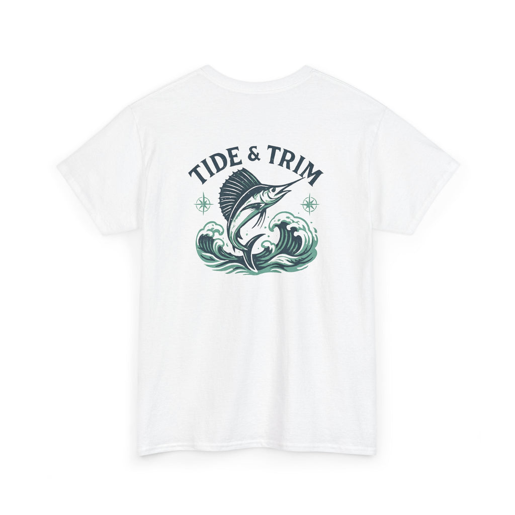 Marlin Wave T-Shirt — Graphic Fishing Tee