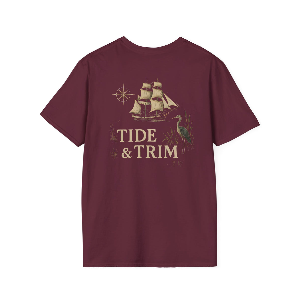 Tide & Trim Coastal Marsh Sailing T-Shirt