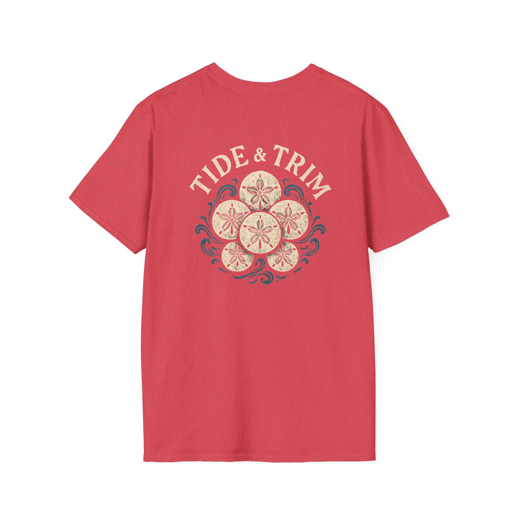 Sand Dollar Nautical Beach T-Shirt — Spring Coastal Tee