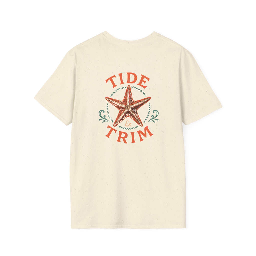 Starfish Beach Tee — Nautical Coastal Vibes T-Shirt