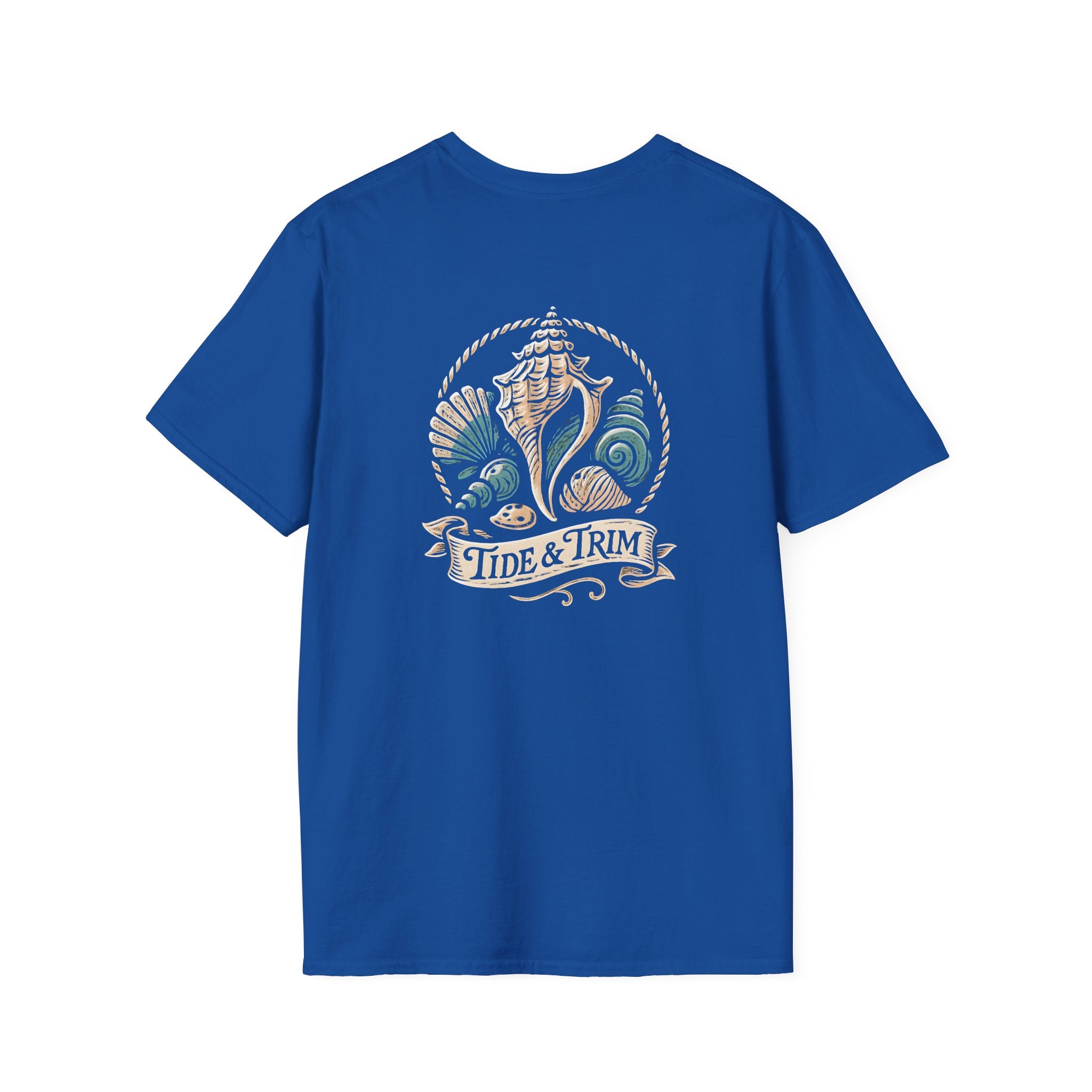 Seashell Beach Nautical T-Shirt — Coastal Shell Print Tee