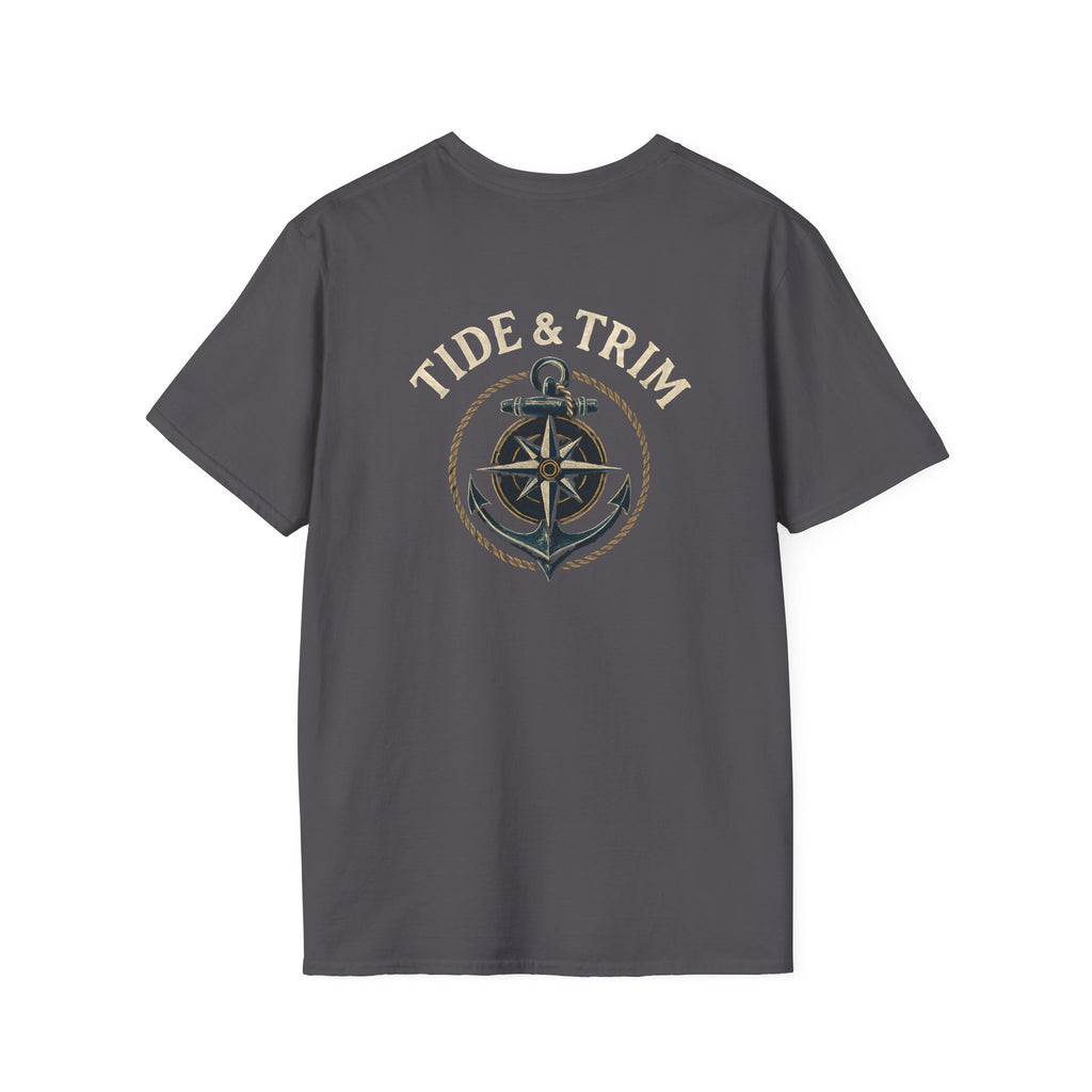 Vintage Nautical Anchor & Compass T-Shirt
