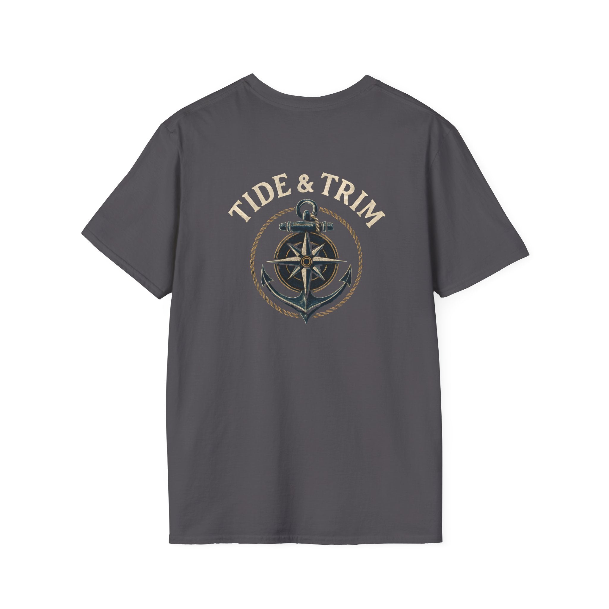 Vintage Nautical Anchor & Compass T-Shirt
