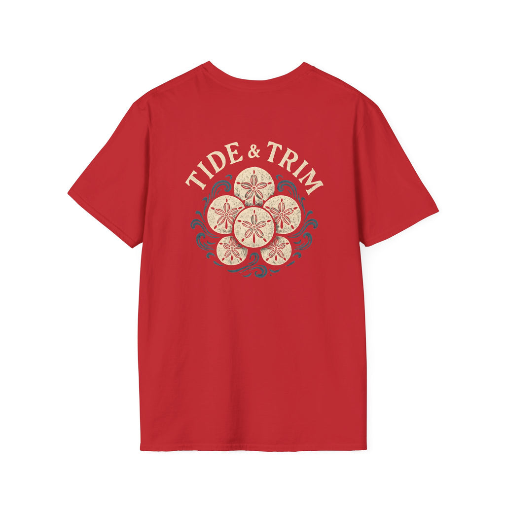 Sand Dollar Nautical Beach T-Shirt — Spring Coastal Tee