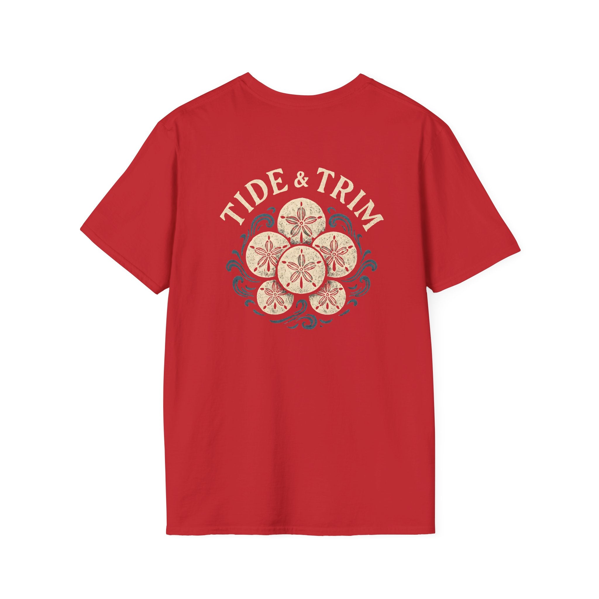 Sand Dollar Nautical Beach T-Shirt — Spring Coastal Tee