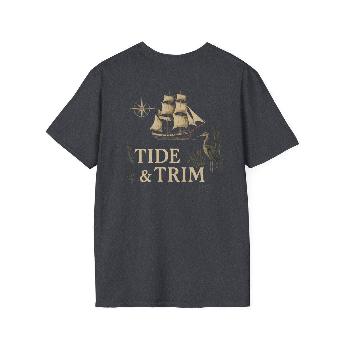 Tide & Trim Coastal Marsh Sailing T-Shirt