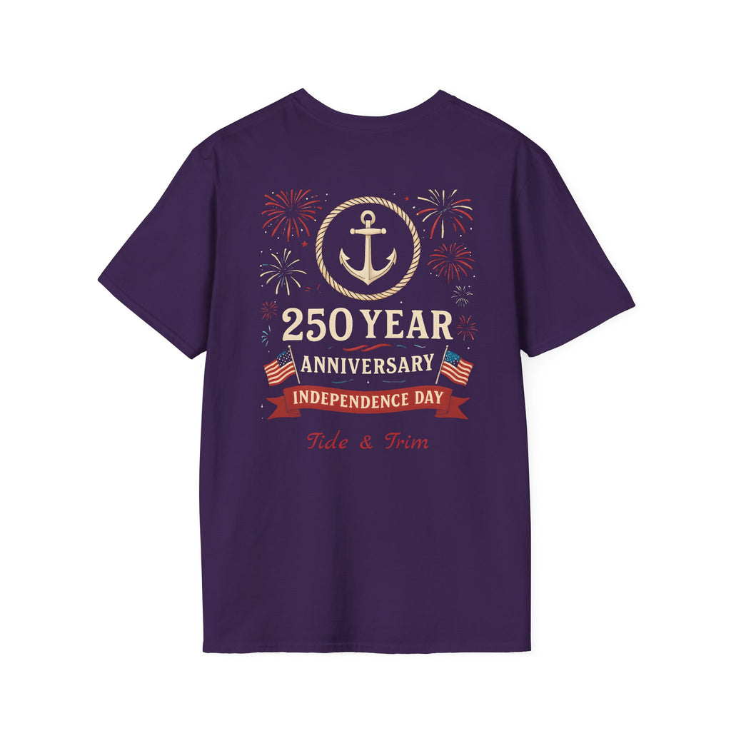 250 Year Anniversary T-Shirt — Nautical Anchor