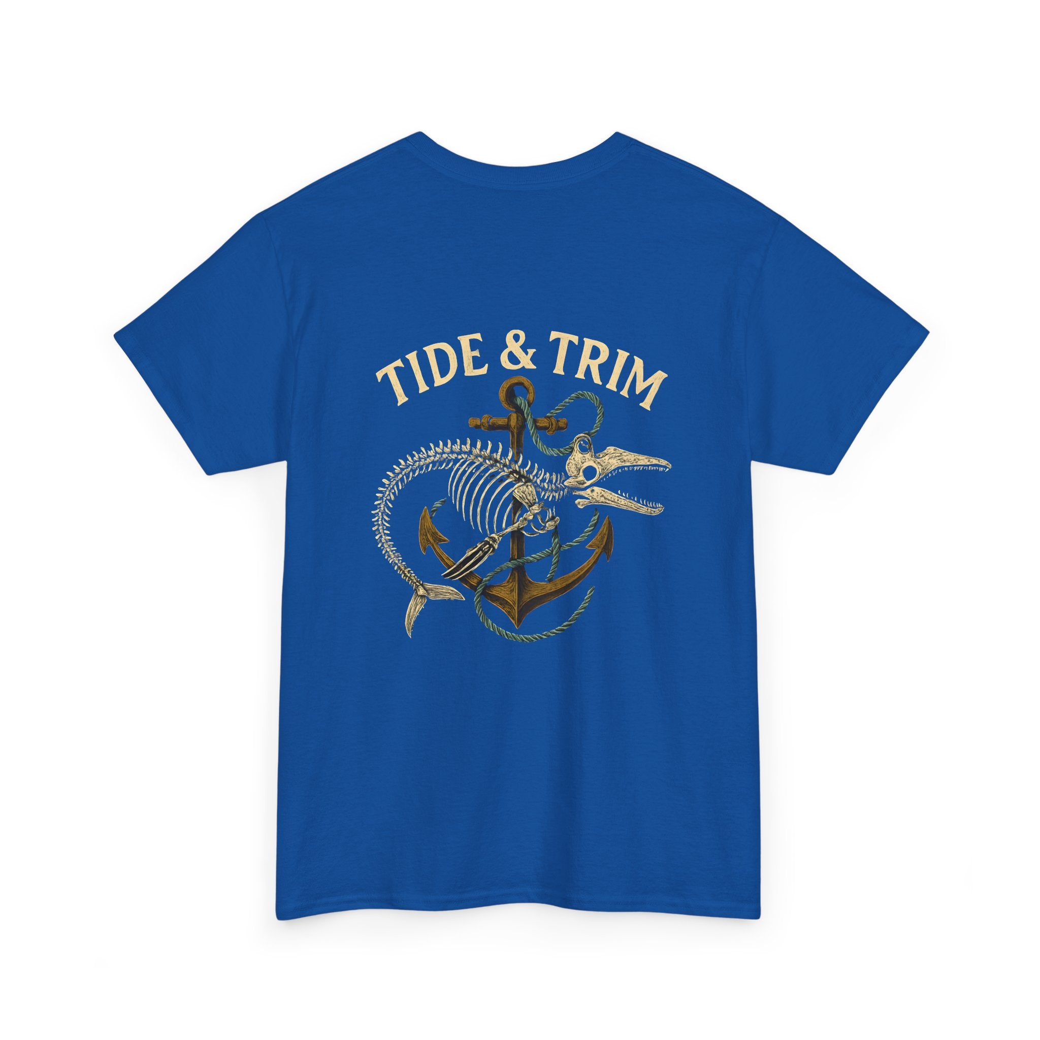 Nautical Skeleton Fish Anchor T-Shirt