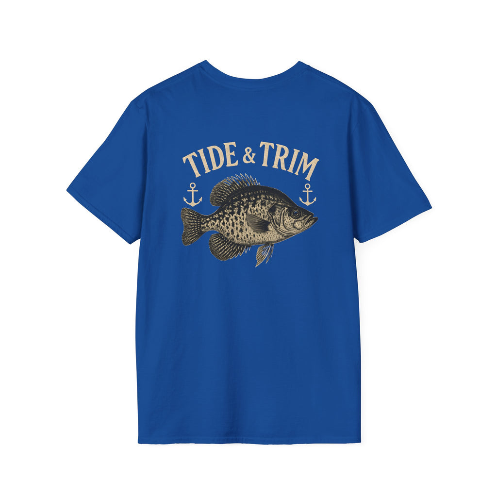 Crappie Fishing T-Shirt – Tide & Trim Sac-a-Lait  Angler