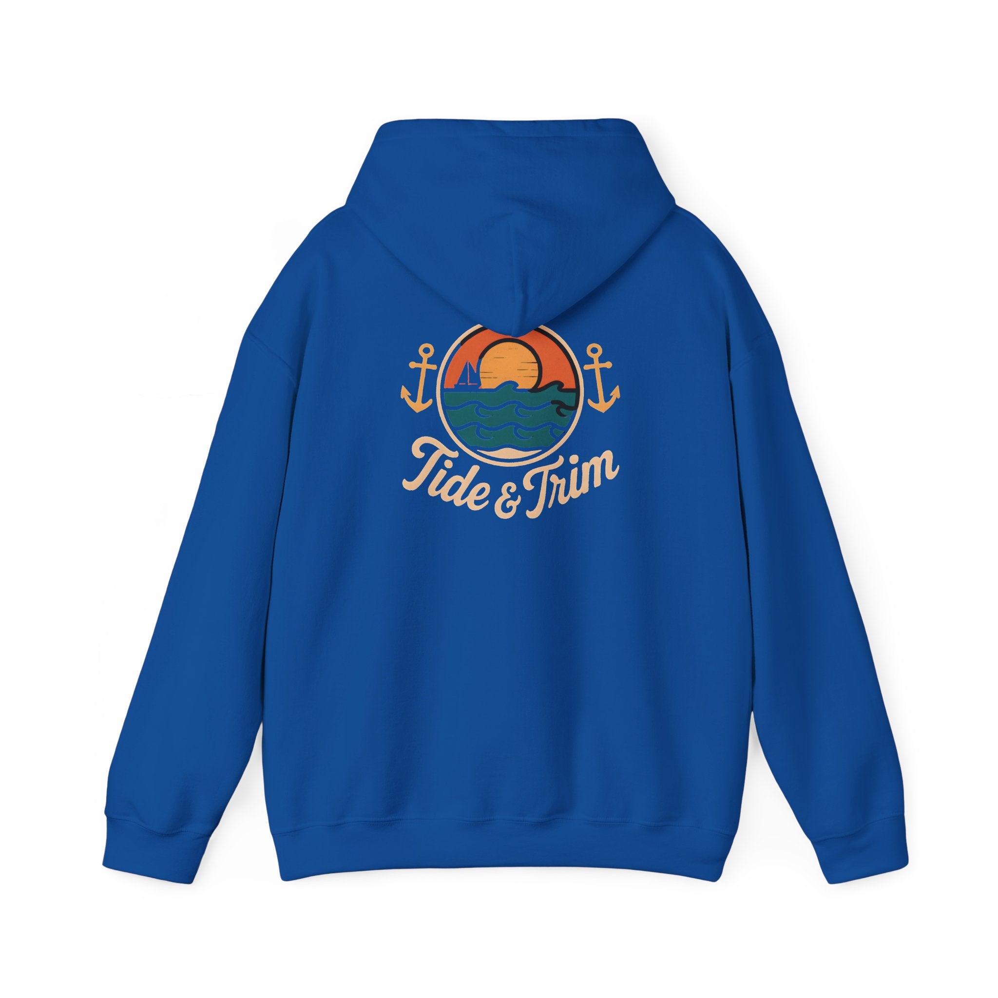 Tide & Trim Sunset Waves Pullover Hoodie