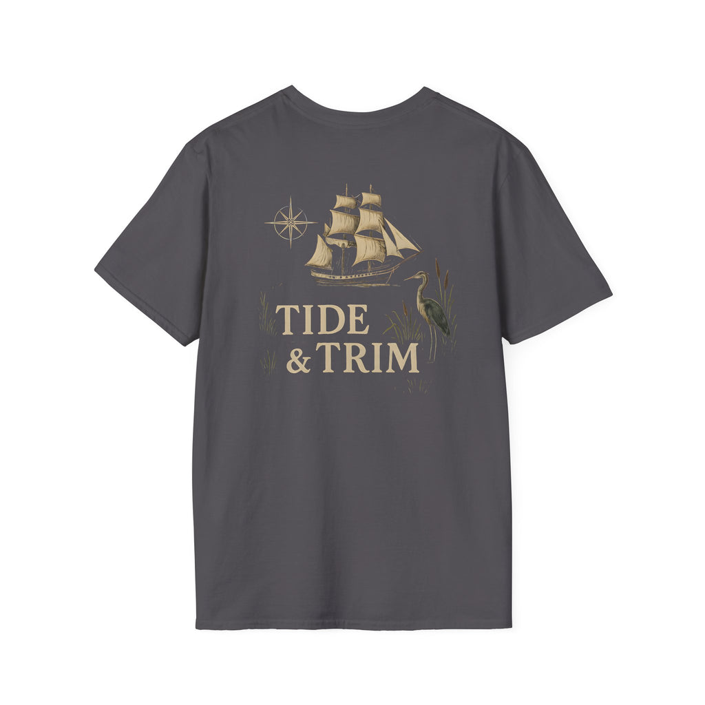 Tide & Trim Coastal Marsh Sailing T-Shirt
