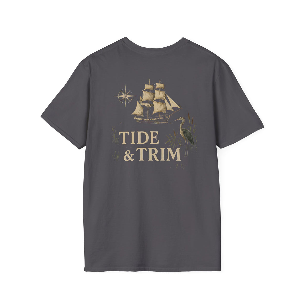 Tide & Trim Coastal Marsh Sailing T-Shirt