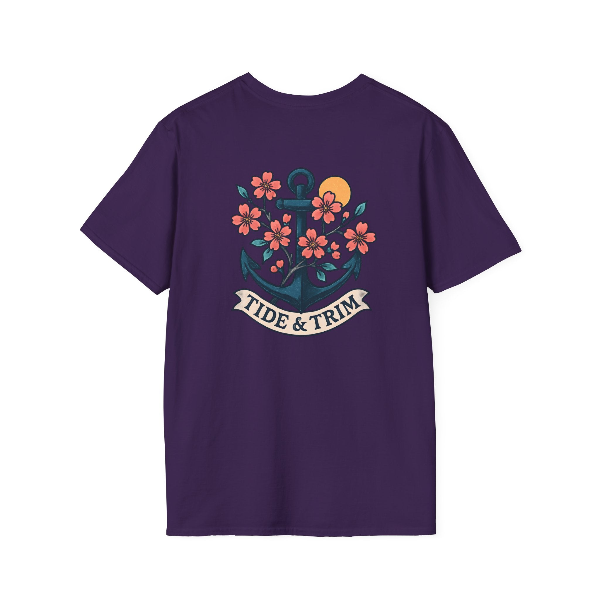 Anchor Floral Graphic T-Shirt — Tide & Trim Design