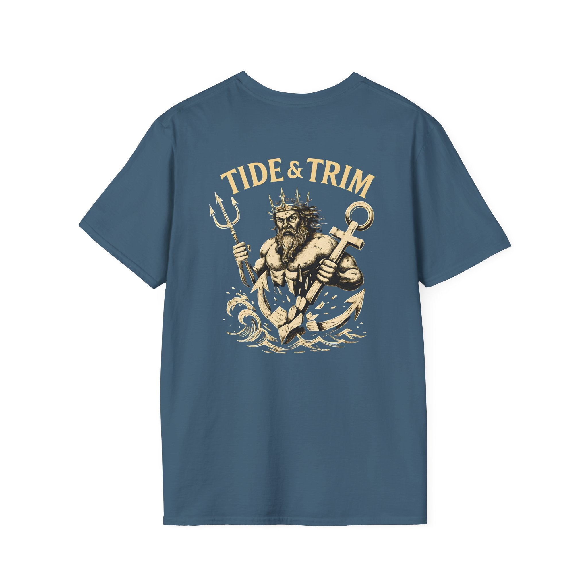 Poseidon Shattered Anchor T-Shirt - Tide & Trim