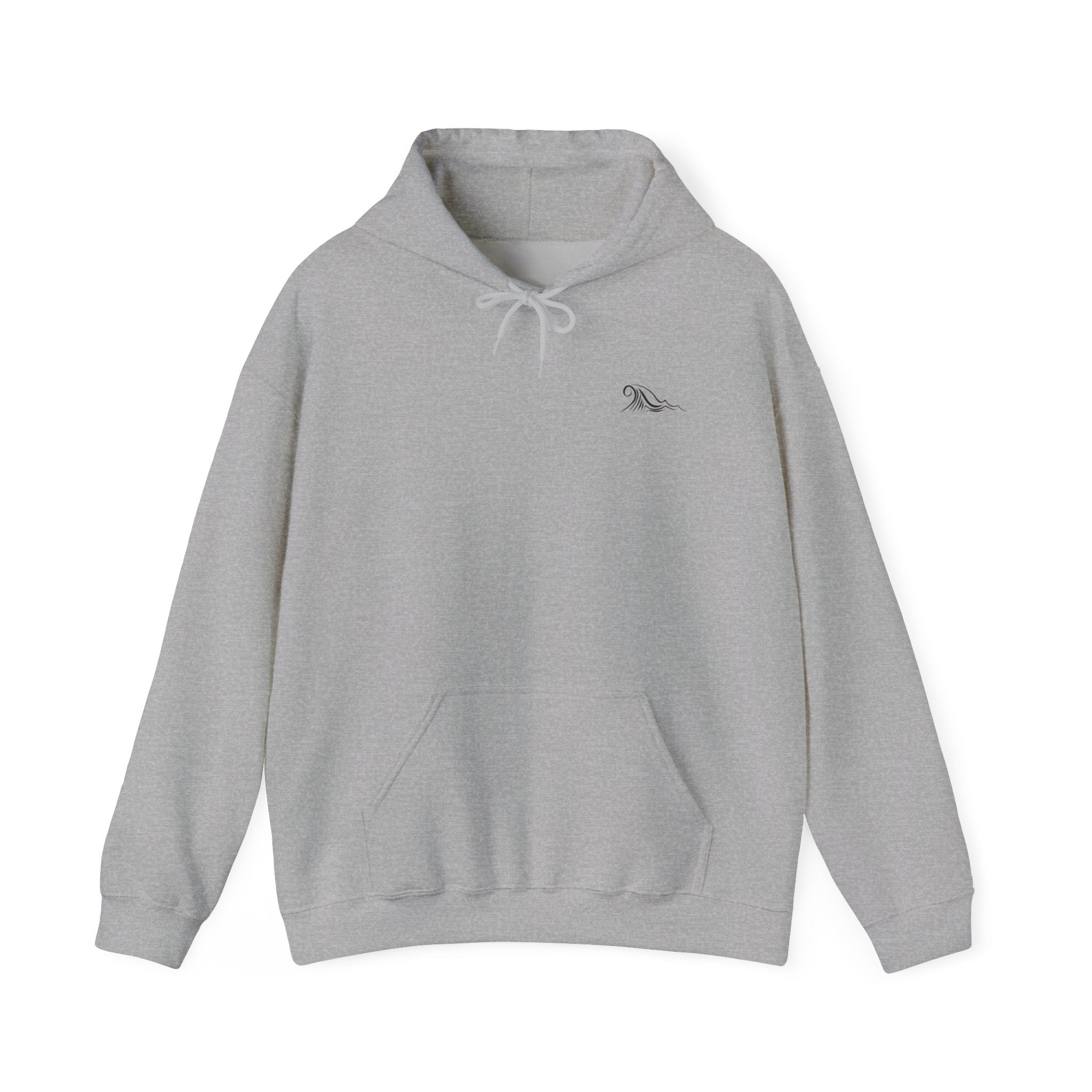 Nautical Pelicans Soaring Hoodie — Pelicans & Waves Crew Sweatshirt