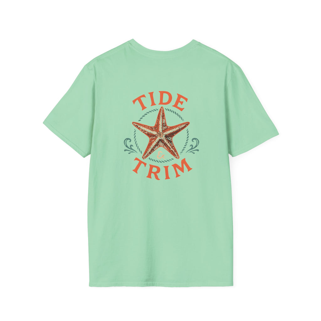 Starfish Beach Tee — Nautical Coastal Vibes T-Shirt