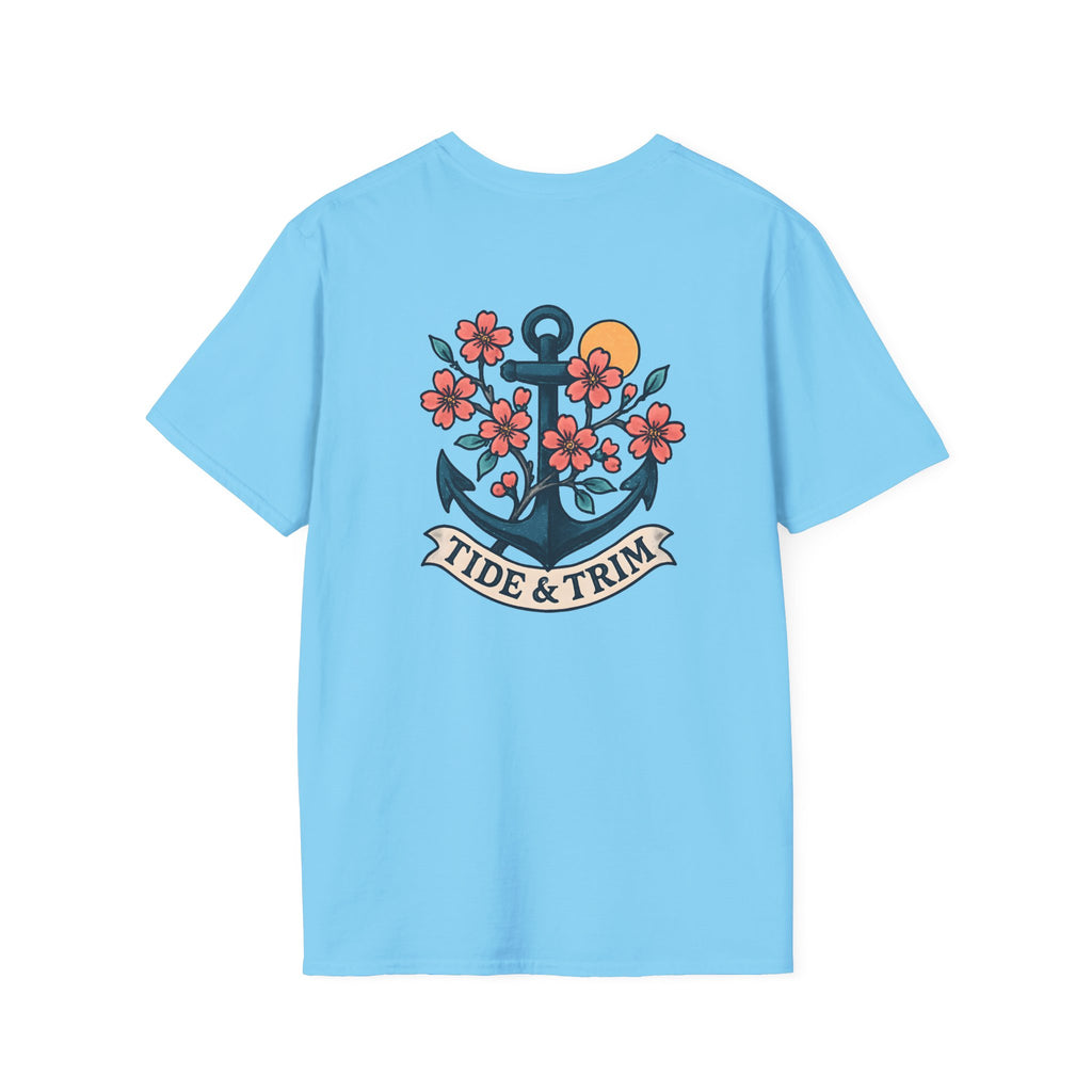 Anchor Floral Graphic T-Shirt — Tide & Trim Design