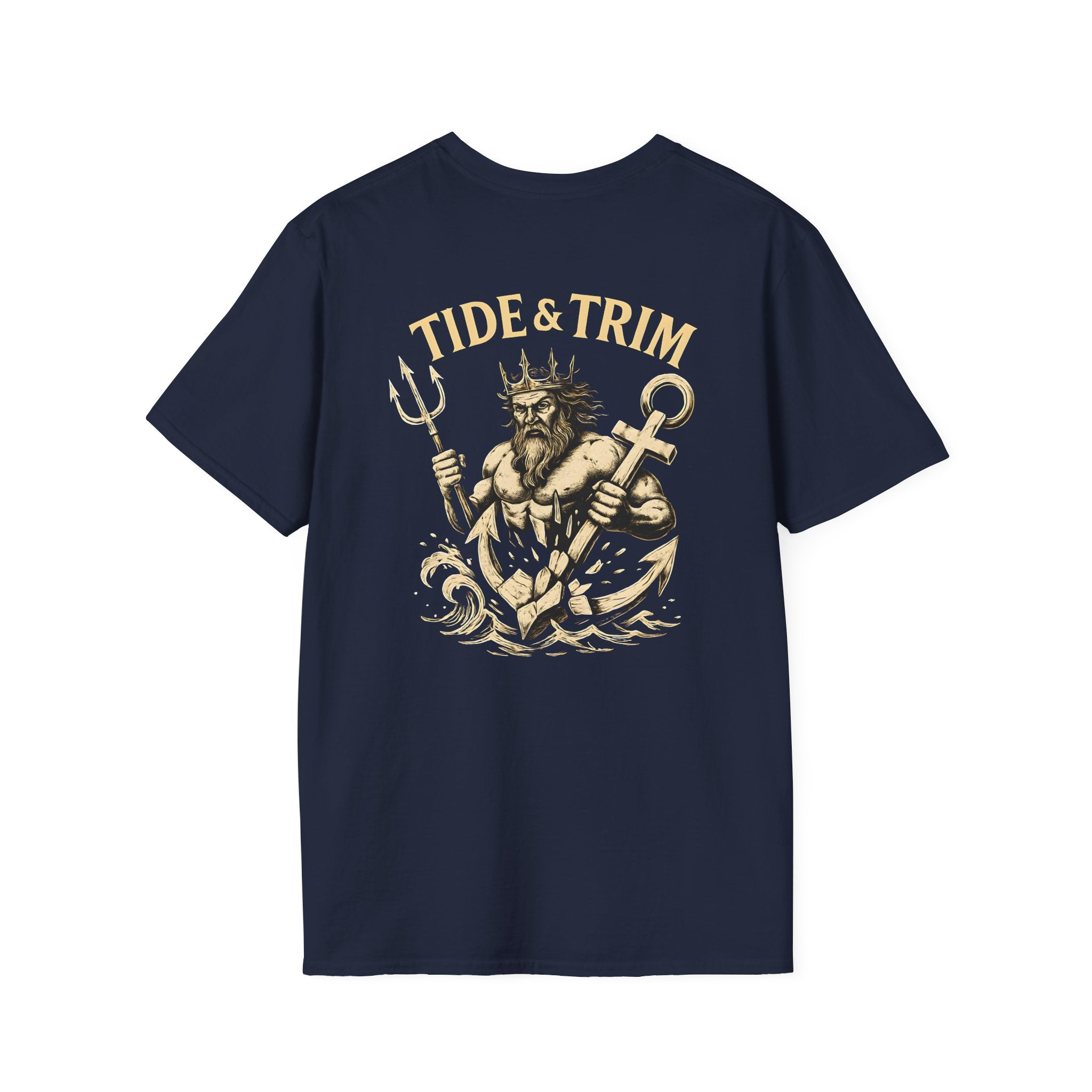 Poseidon Shattered Anchor T-Shirt - Tide & Trim