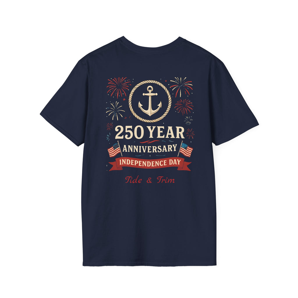 250 Year Anniversary T-Shirt — Nautical Anchor