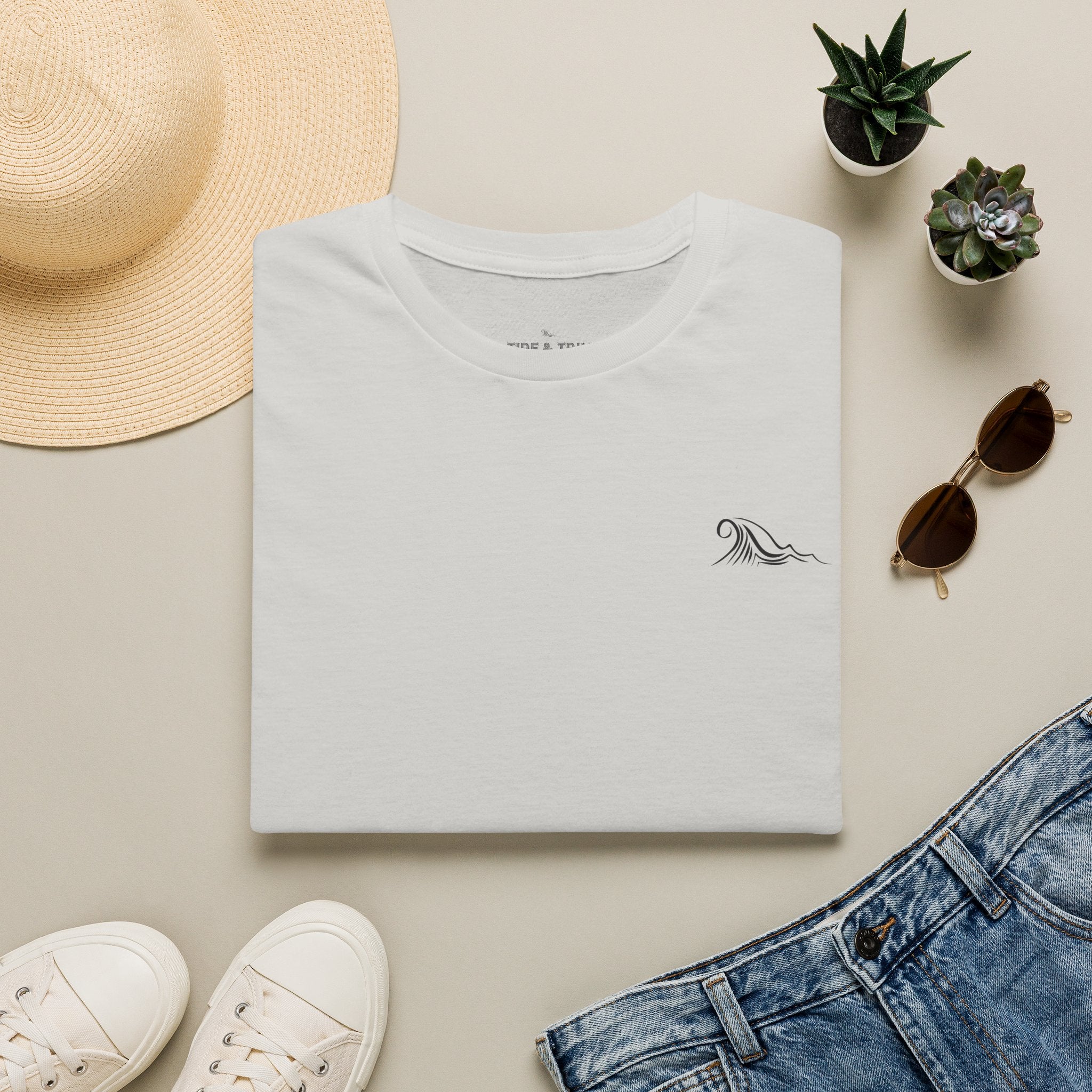 Patriotic Anchor Nautical T-Shirt — Tide & Trim Flag Design