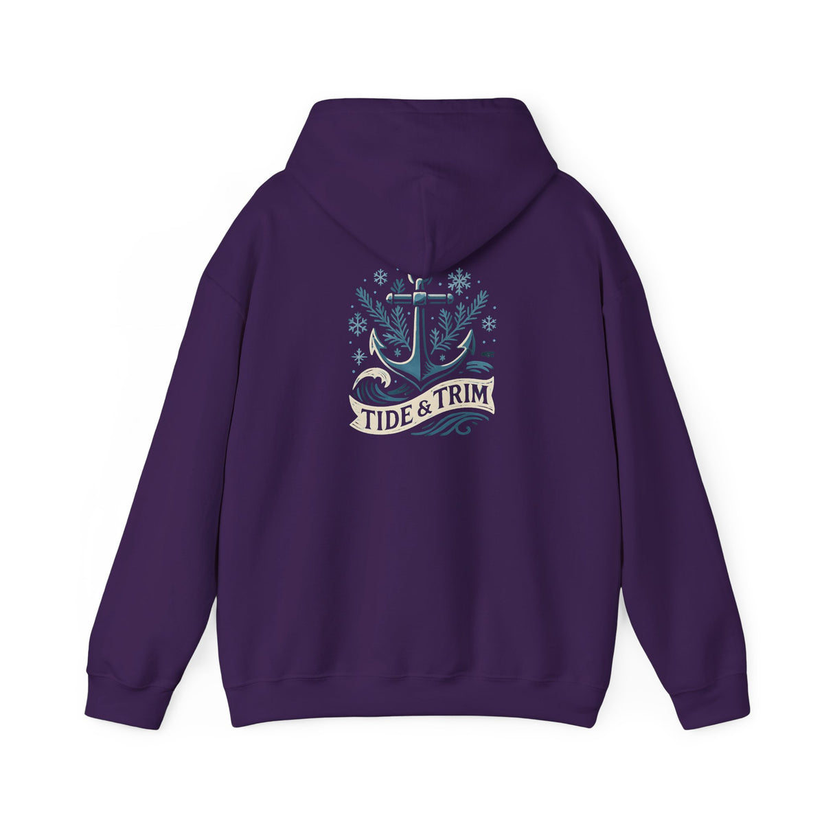 Nautical Winter Anchor  Hoodie – Tide & Trim