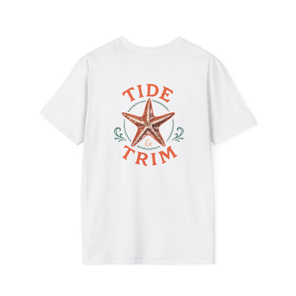 Starfish Beach Tee — Nautical Coastal Vibes T-Shirt