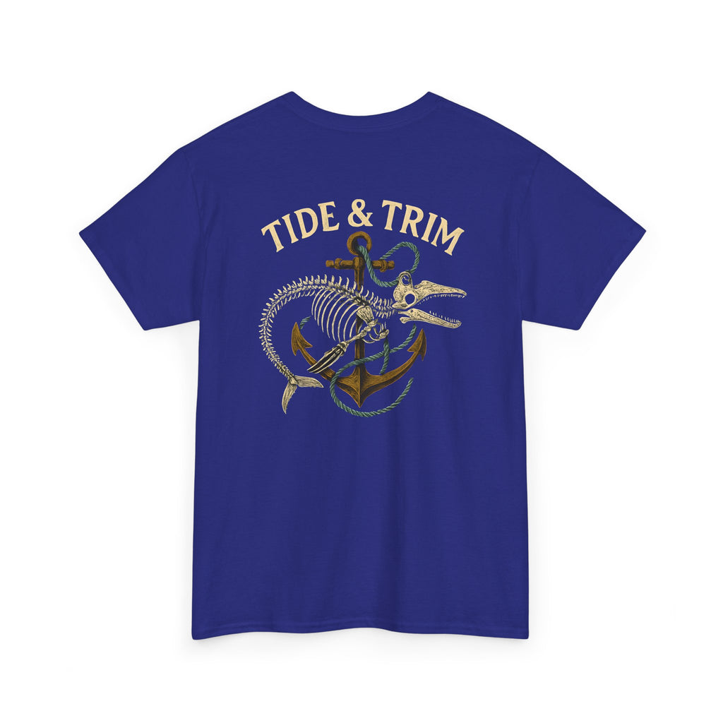 Nautical Skeleton Fish Anchor T-Shirt