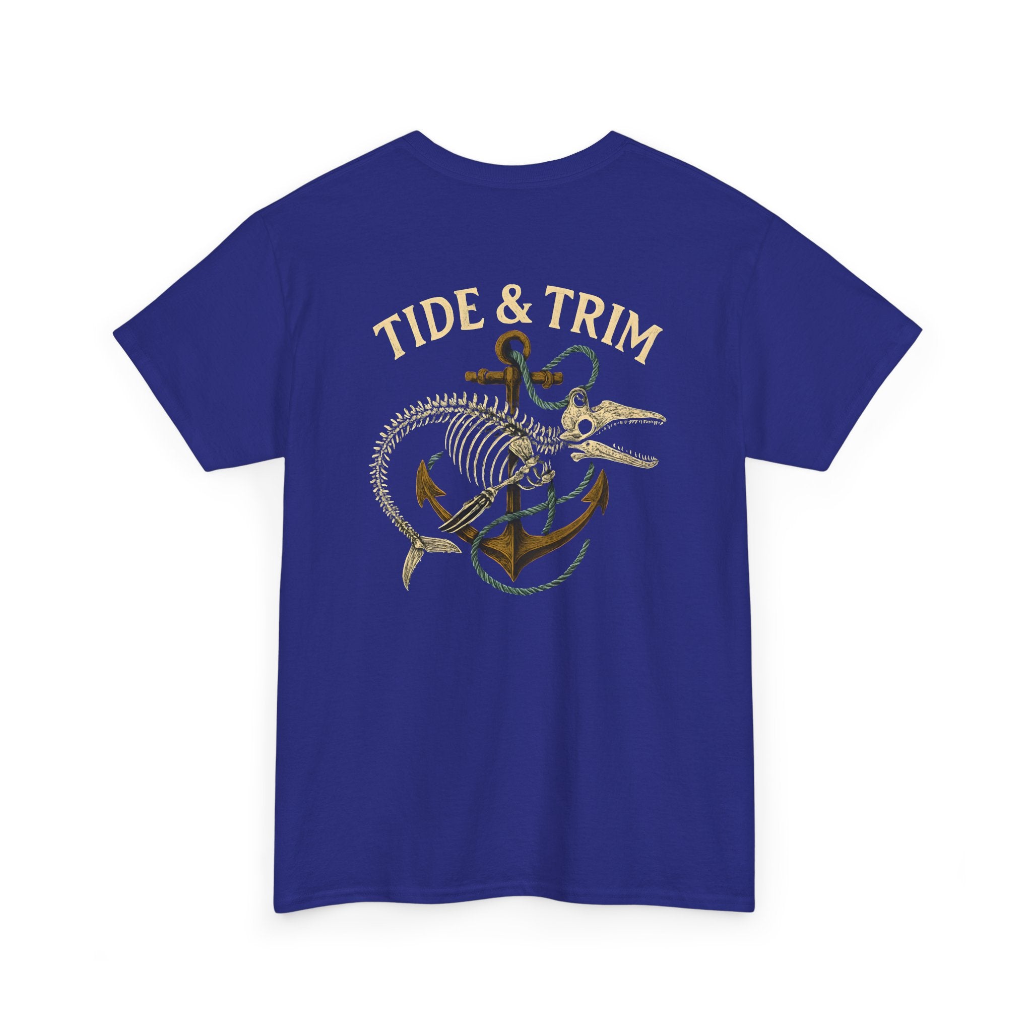 Nautical Skeleton Fish Anchor T-Shirt