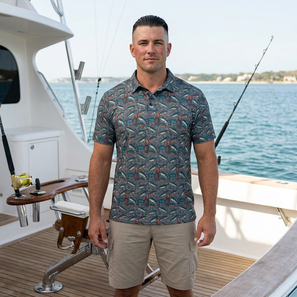 Nautical Fishing Lures Polo